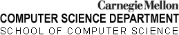 Carnegie Mellon University School of Computer Science 
